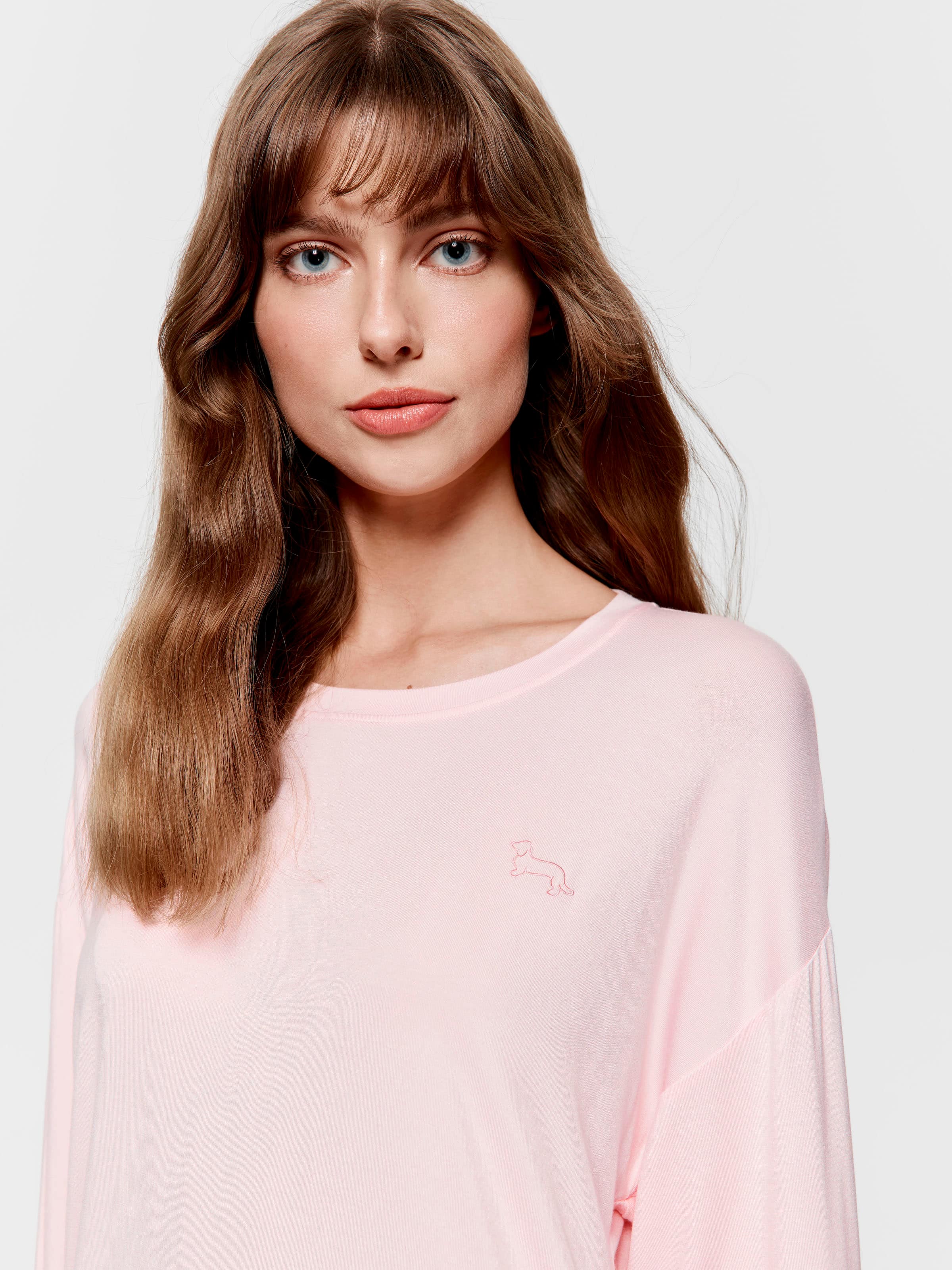 Pink Classic Long Sleeve Top