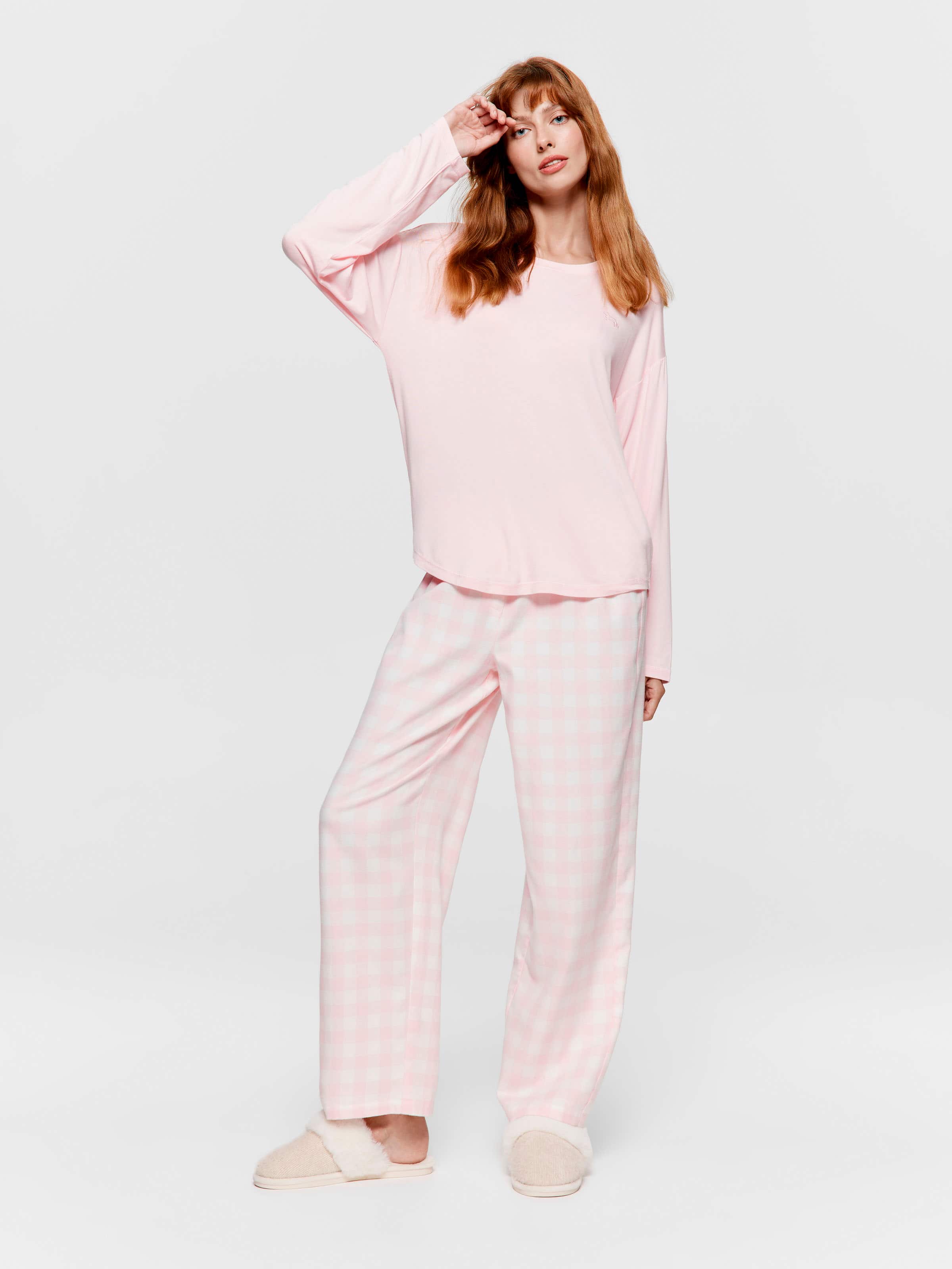 Pink Classic Long Sleeve Top