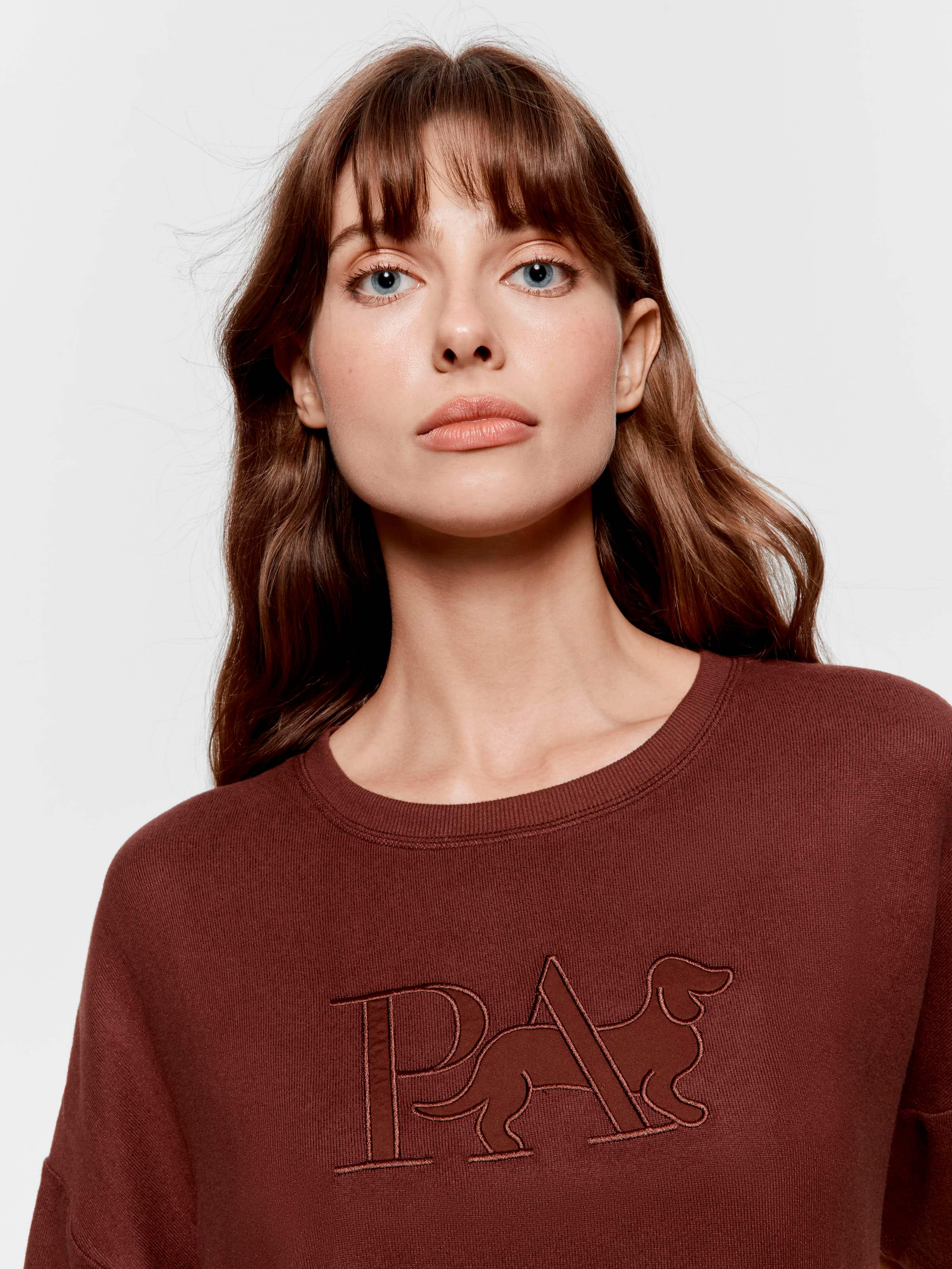 Chocolate Plush Logo Oversized Tee