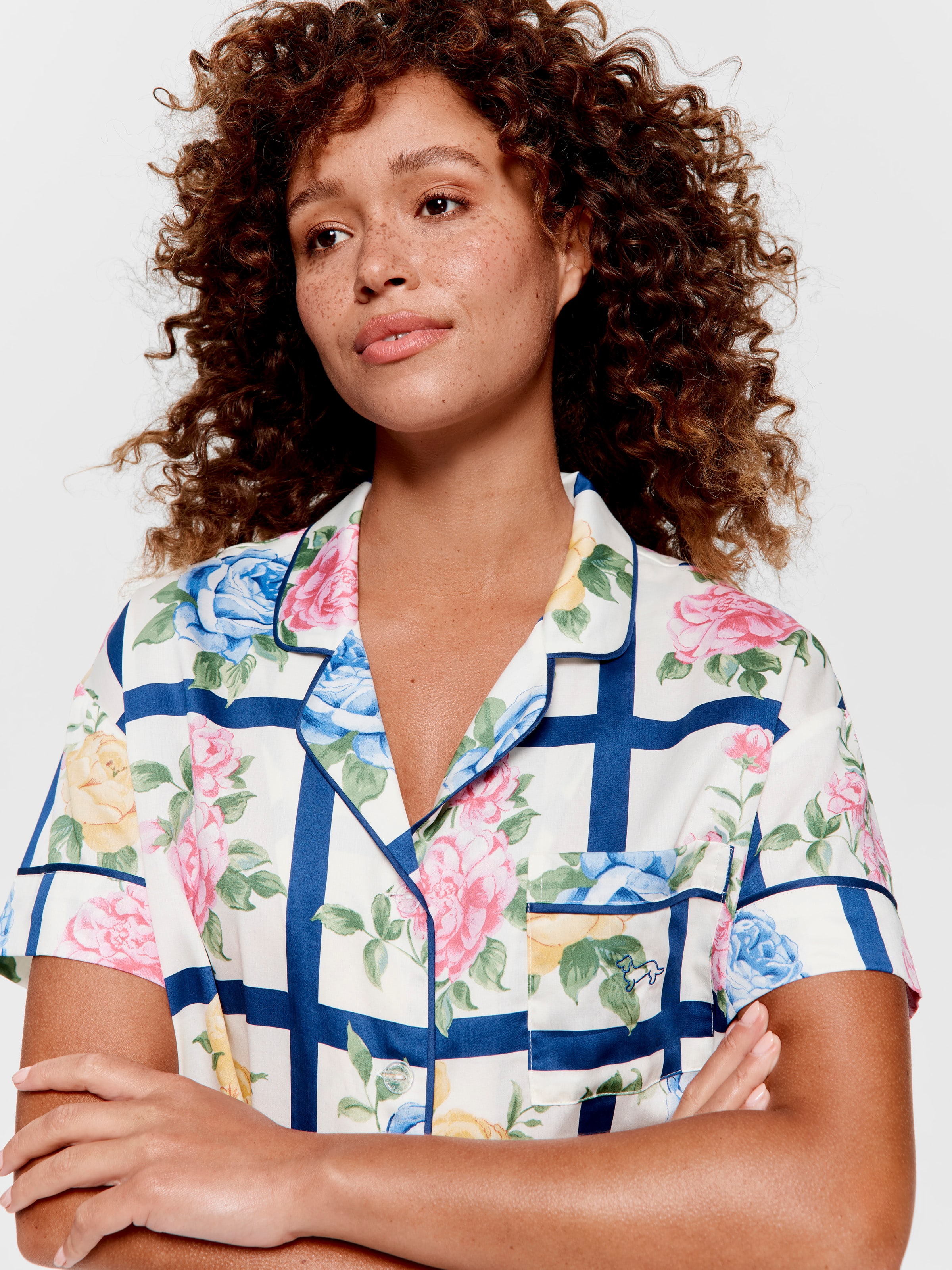 Botanical Tile Soft Cotton Pj Set