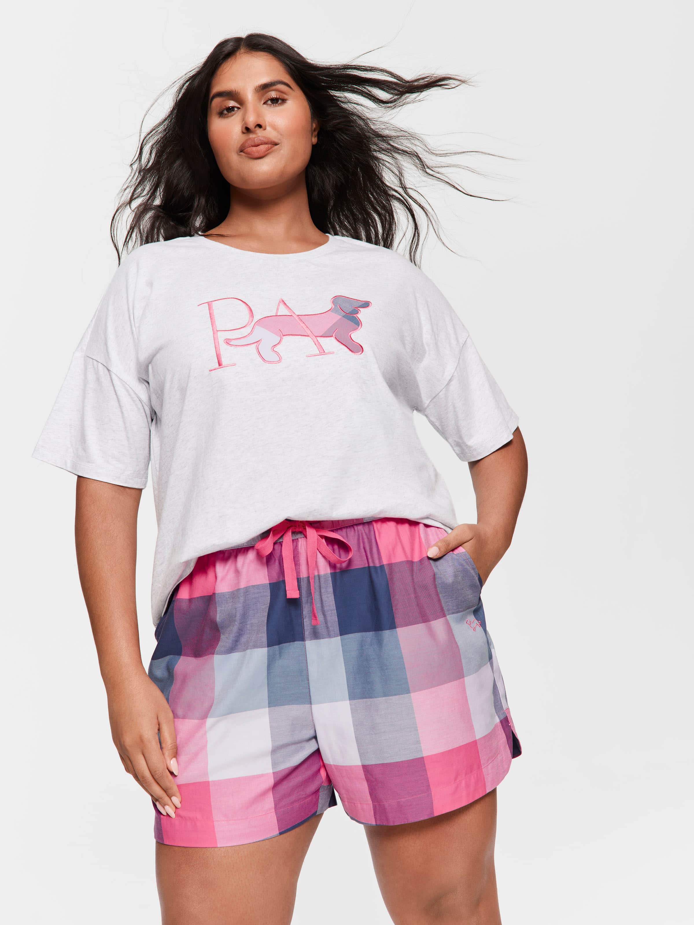 P.A. Plus Buffalo Check Gerri Short