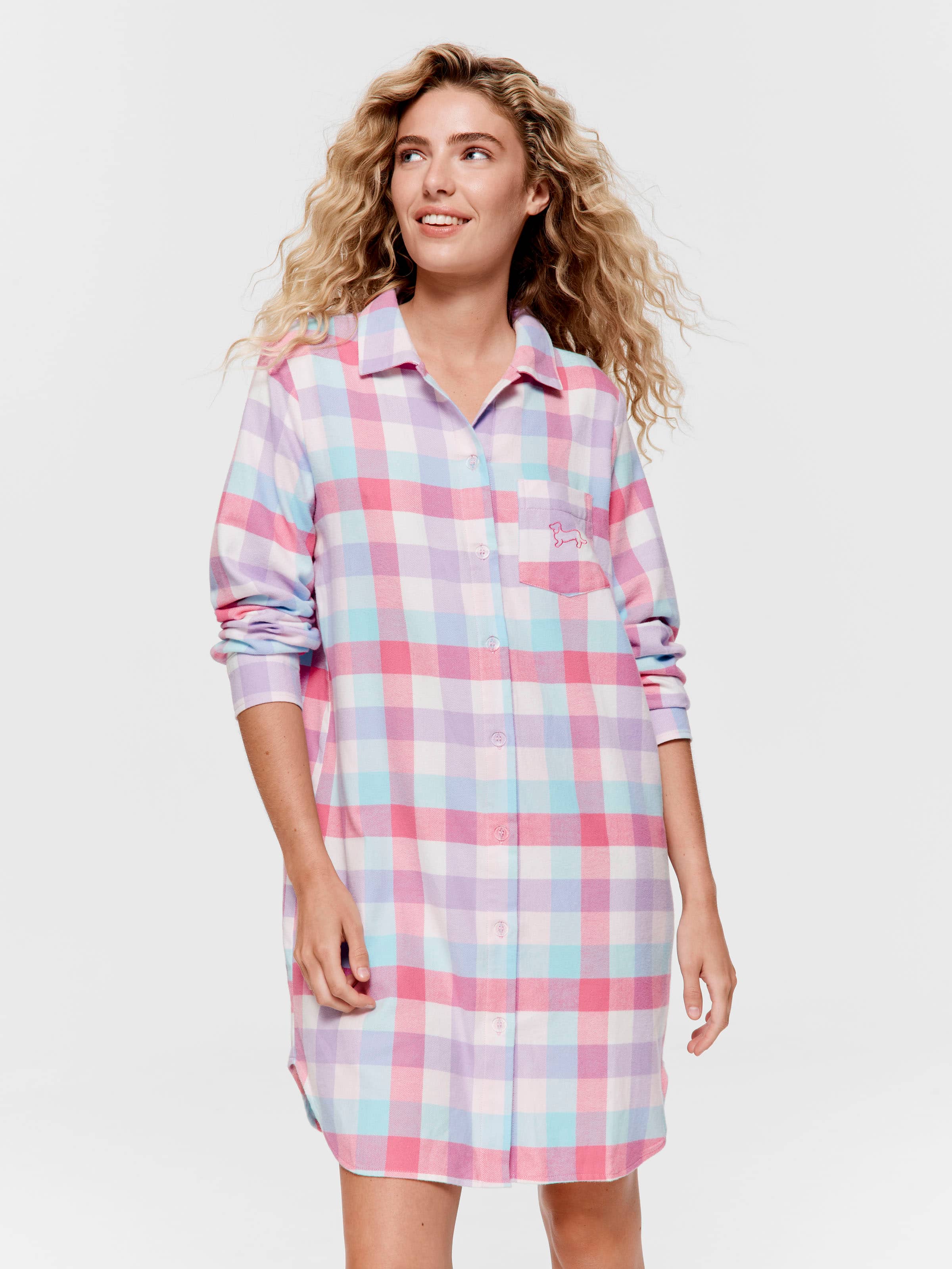 Check Classic Flannelette Nightshirt