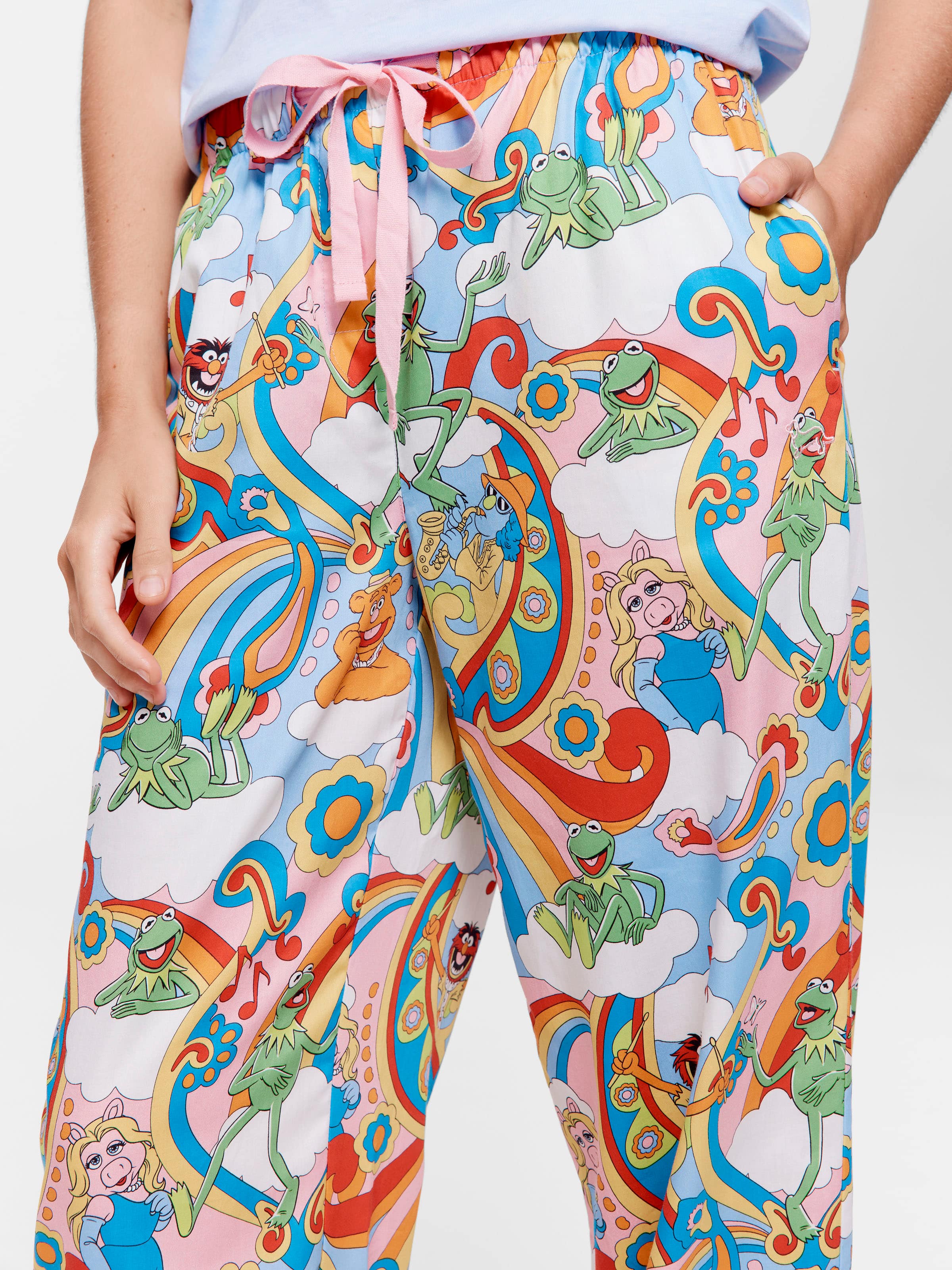 The Muppets Rainbow 100% Cotton Pj Pant