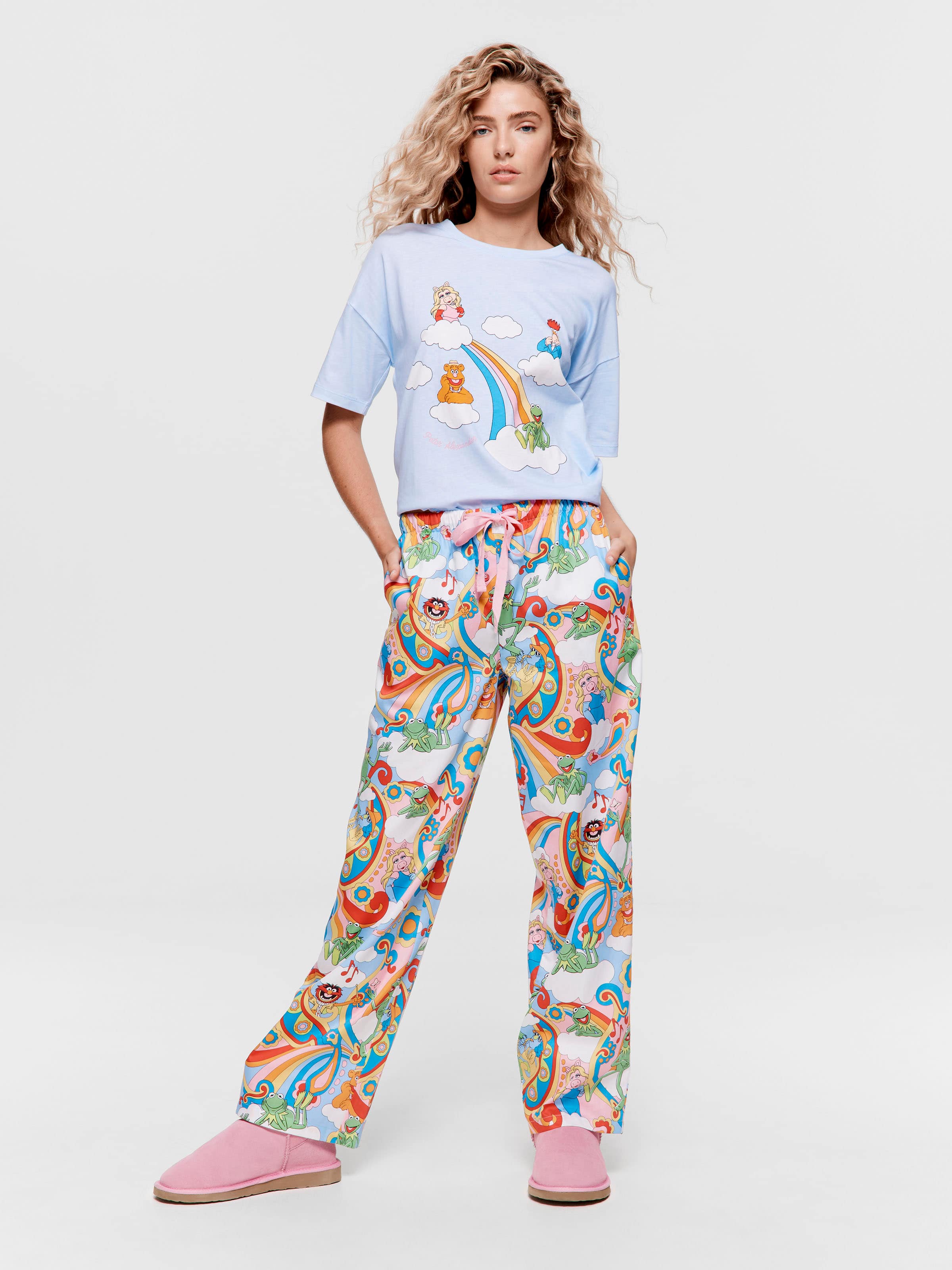 The Muppets Rainbow 100% Cotton Pj Pant