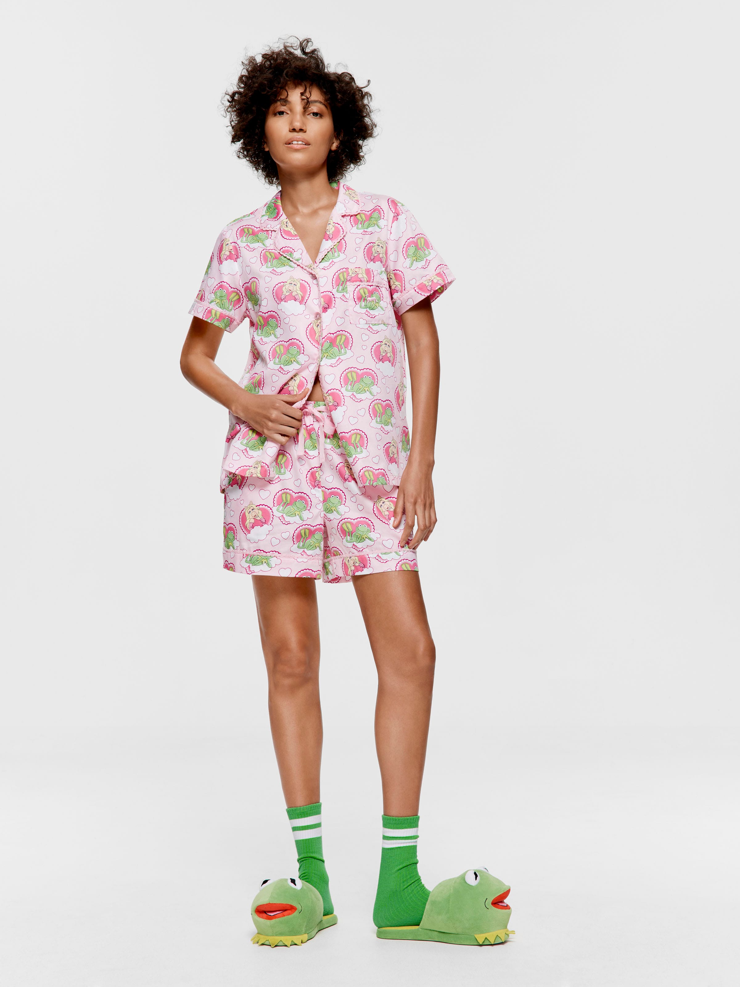 Miss Piggy & Kermit Shortie Pj Set