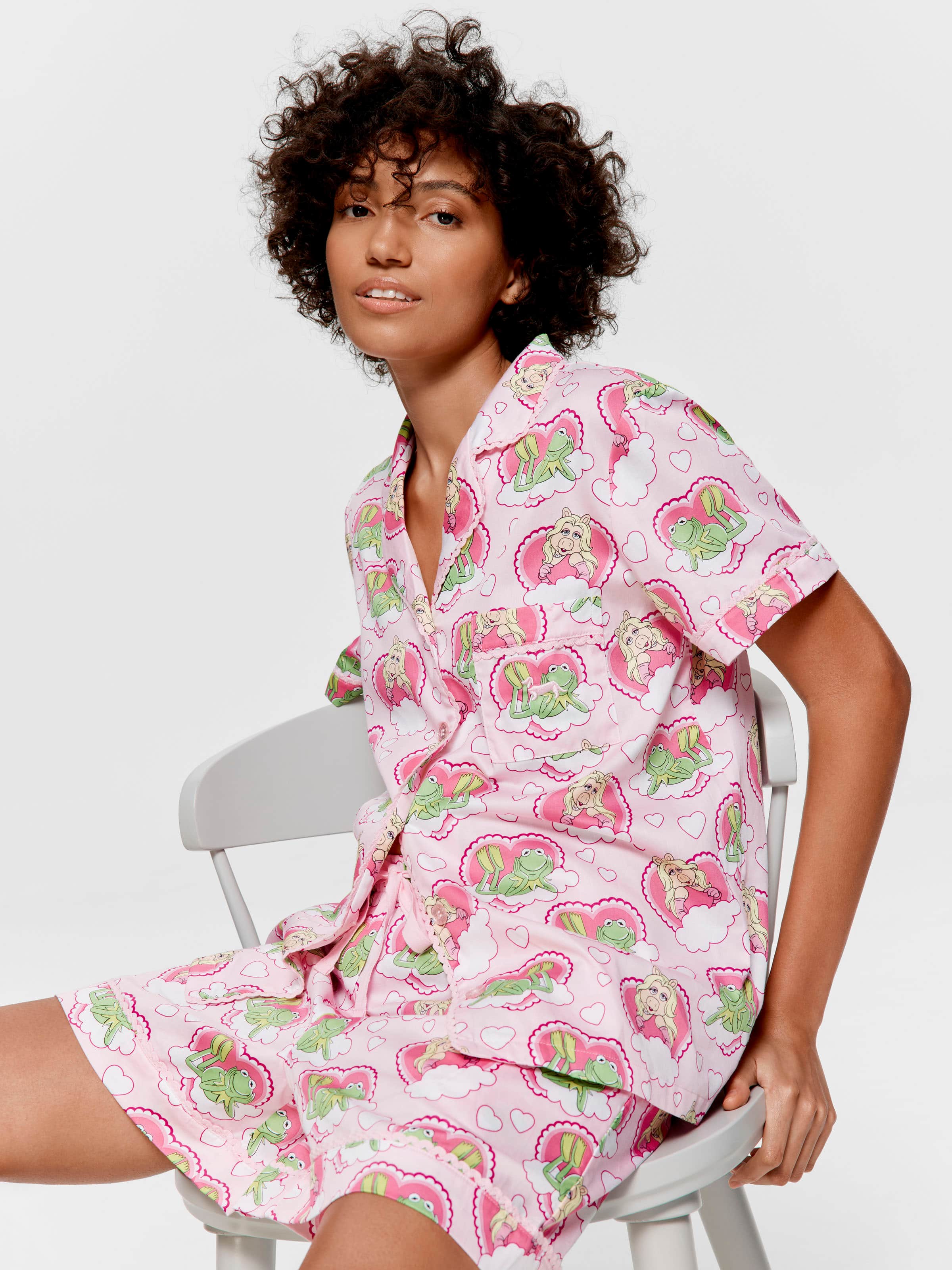 Miss Piggy & Kermit Shortie Pj Set