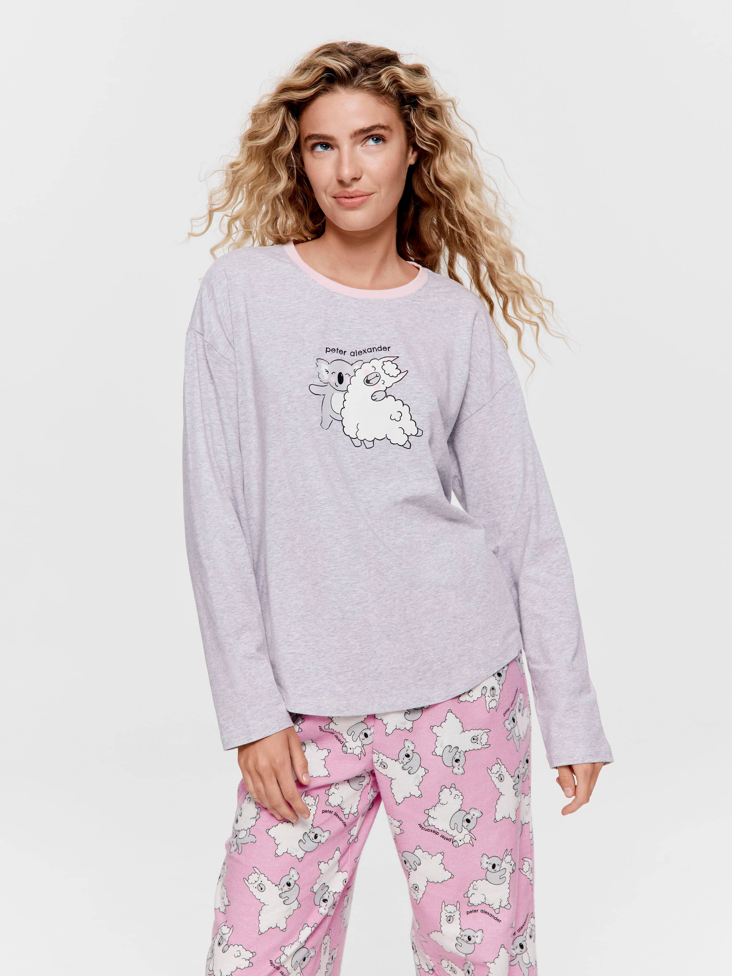 Koala & Llama Long Sleeve Top