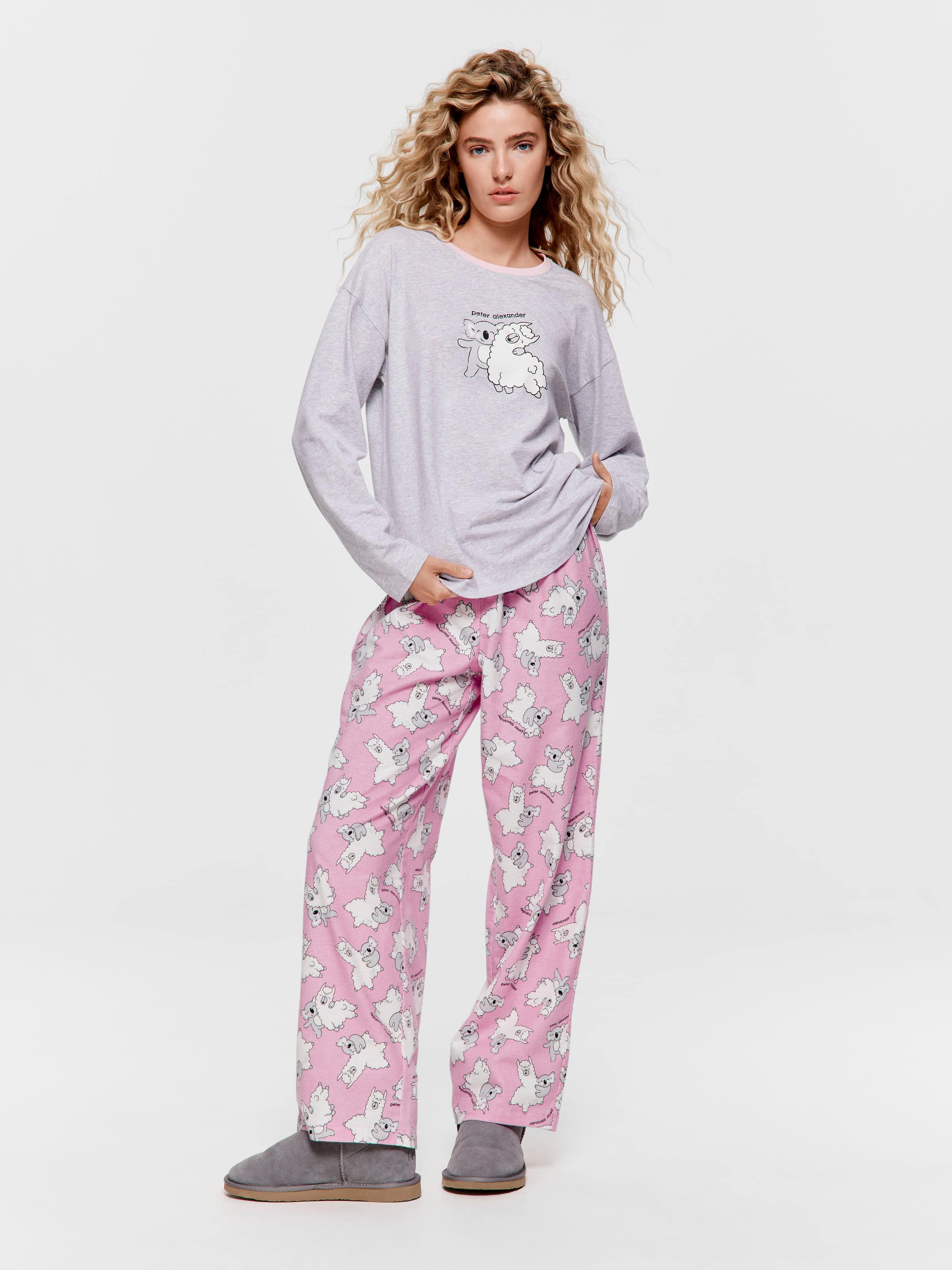 Koala & Llama Long Sleeve Top