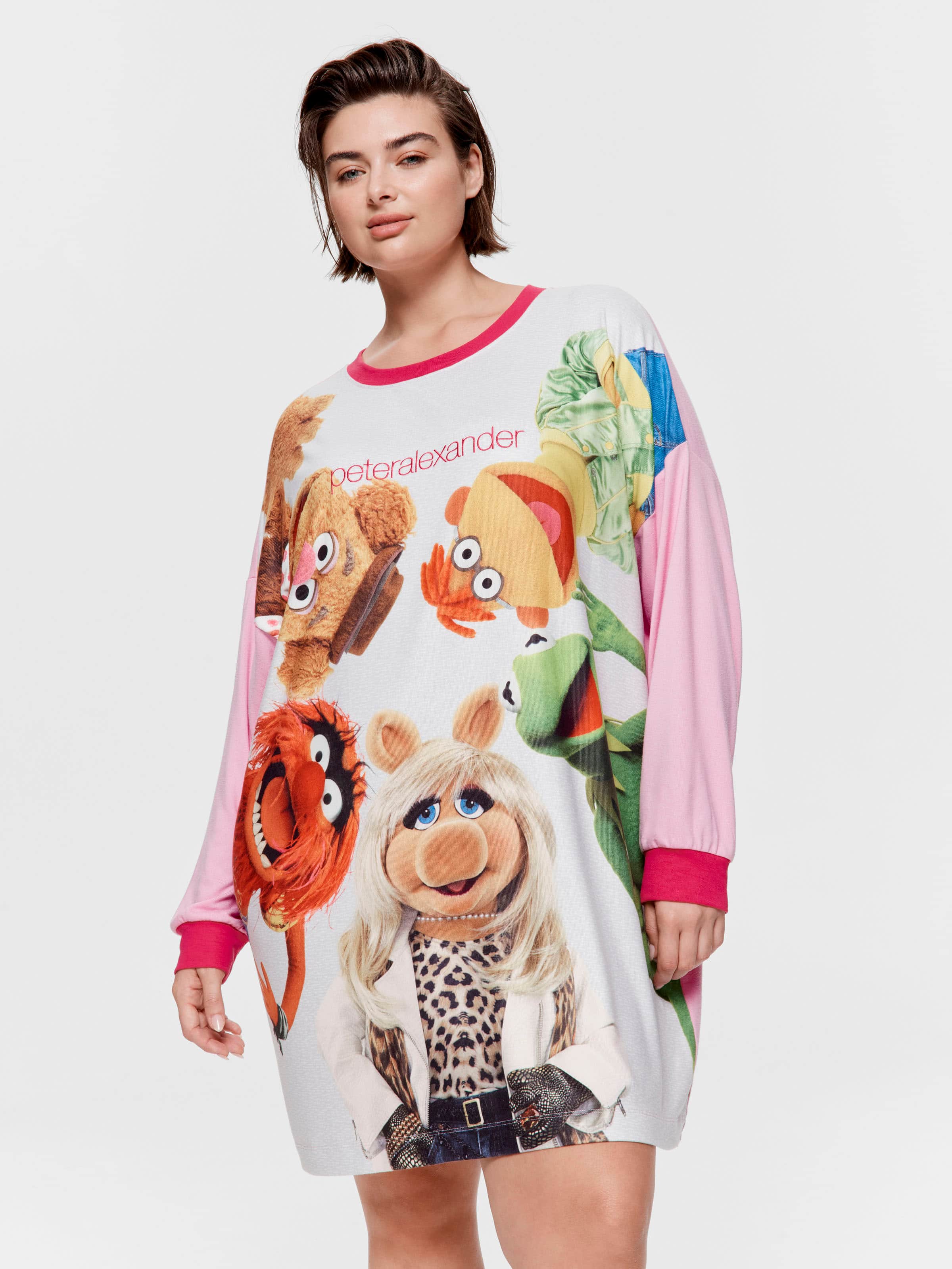 P.A. Plus The Muppets Plush Long Sleeve Nightie