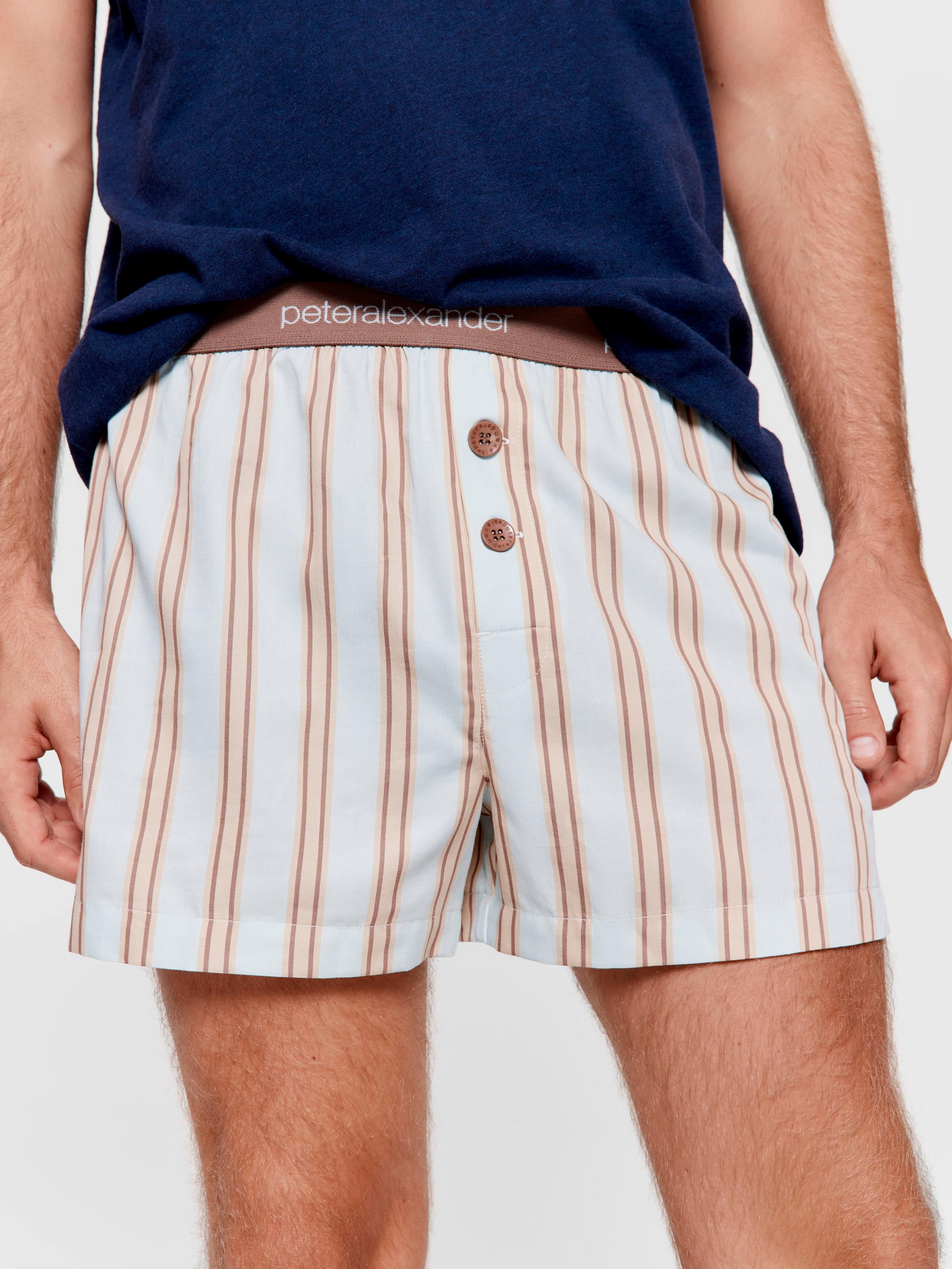 Mint Stripe Boxer Short