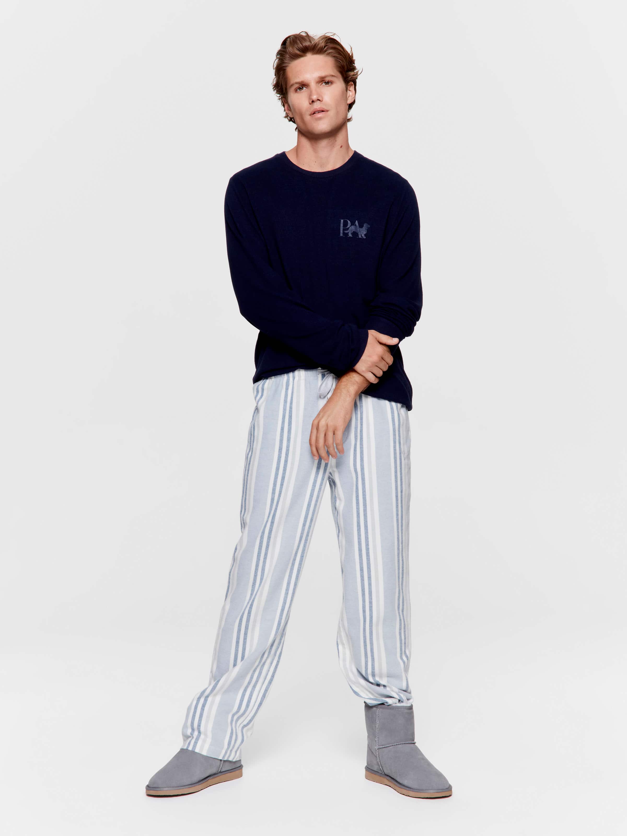 Multi Stripe Classic Flannelette Pj Pant