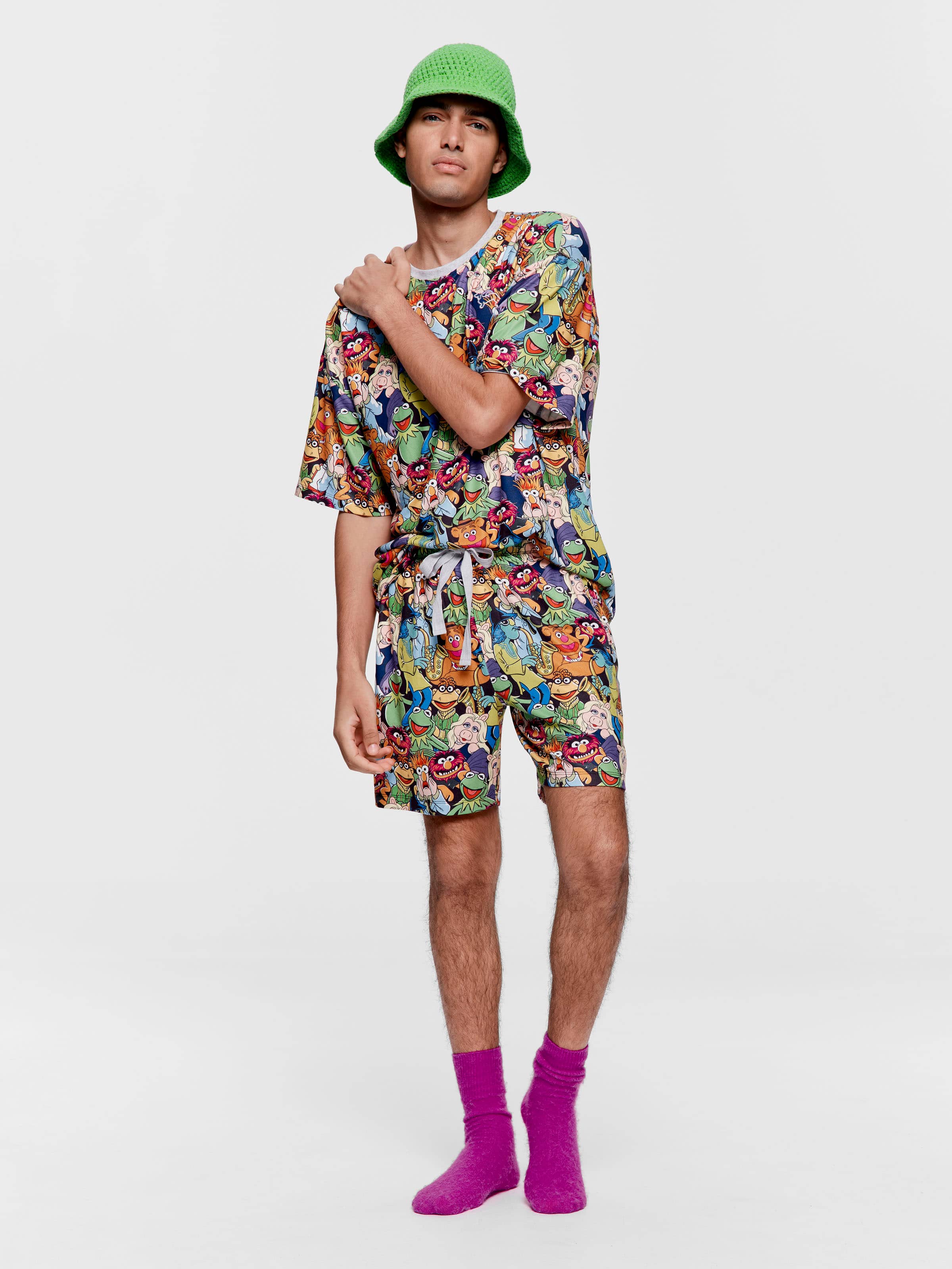 The Muppets Knit Mid Short