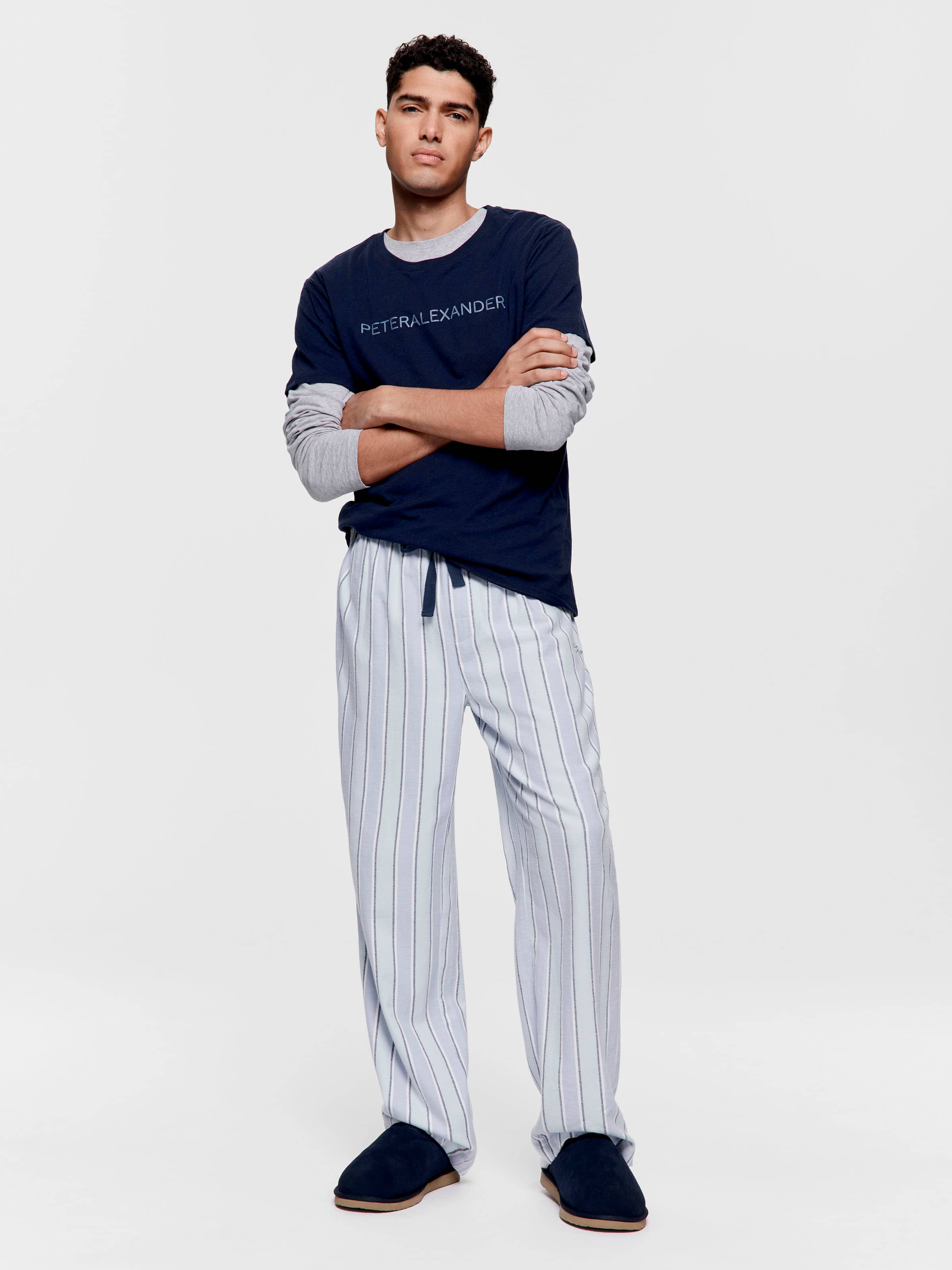 Blue Stripe Classic Pj Pant