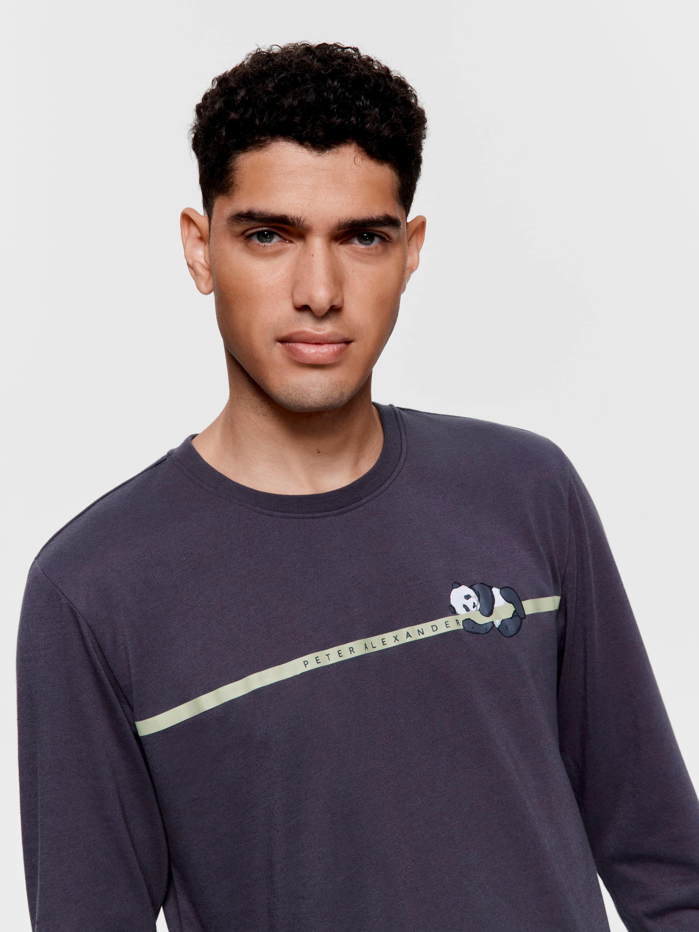 Sleepy Panda Long Sleeve Top