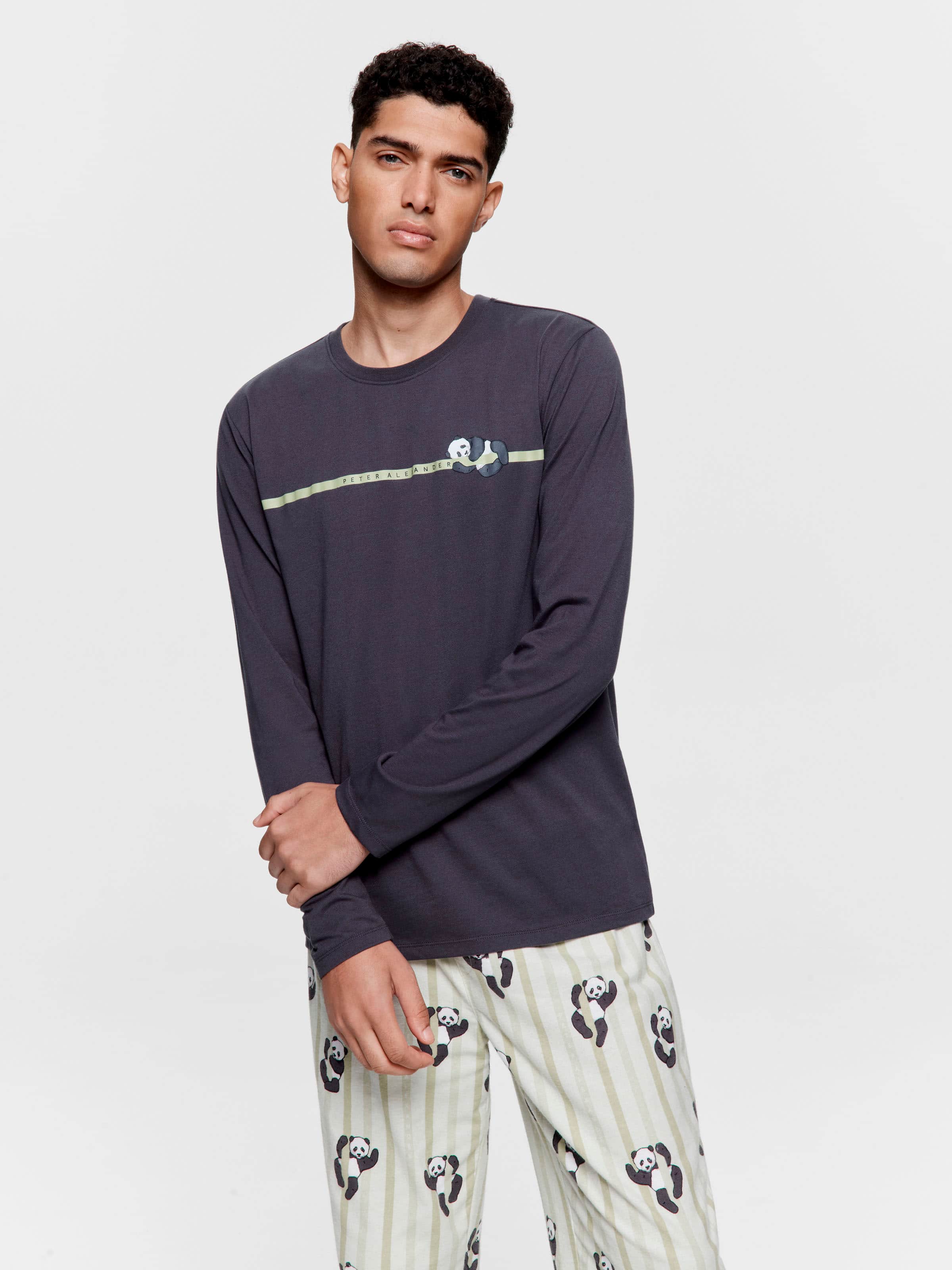 Sleepy Panda Long Sleeve Top