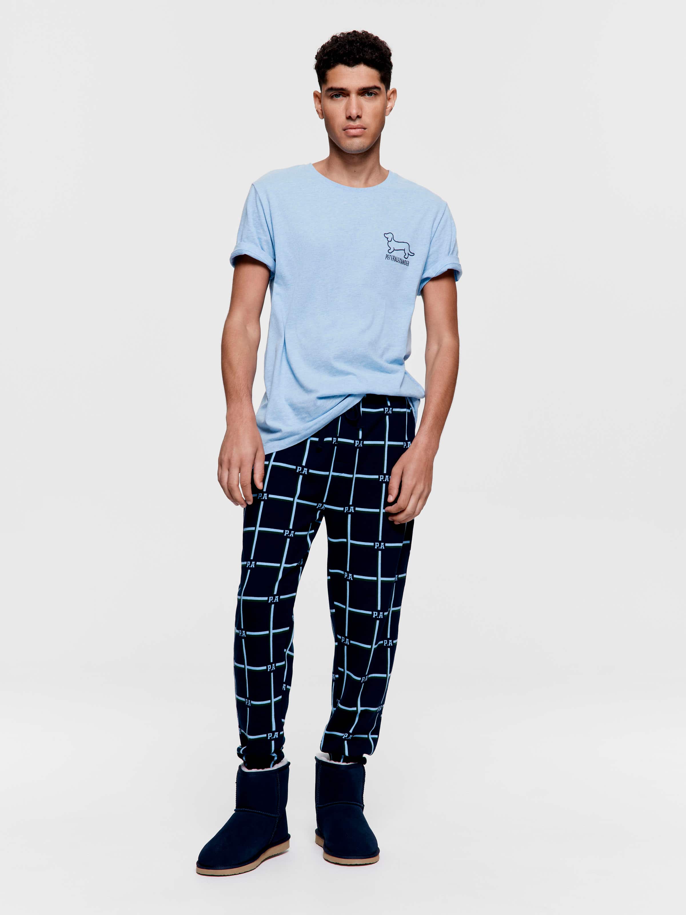 P.A Windowpane Jogger Pj Pant