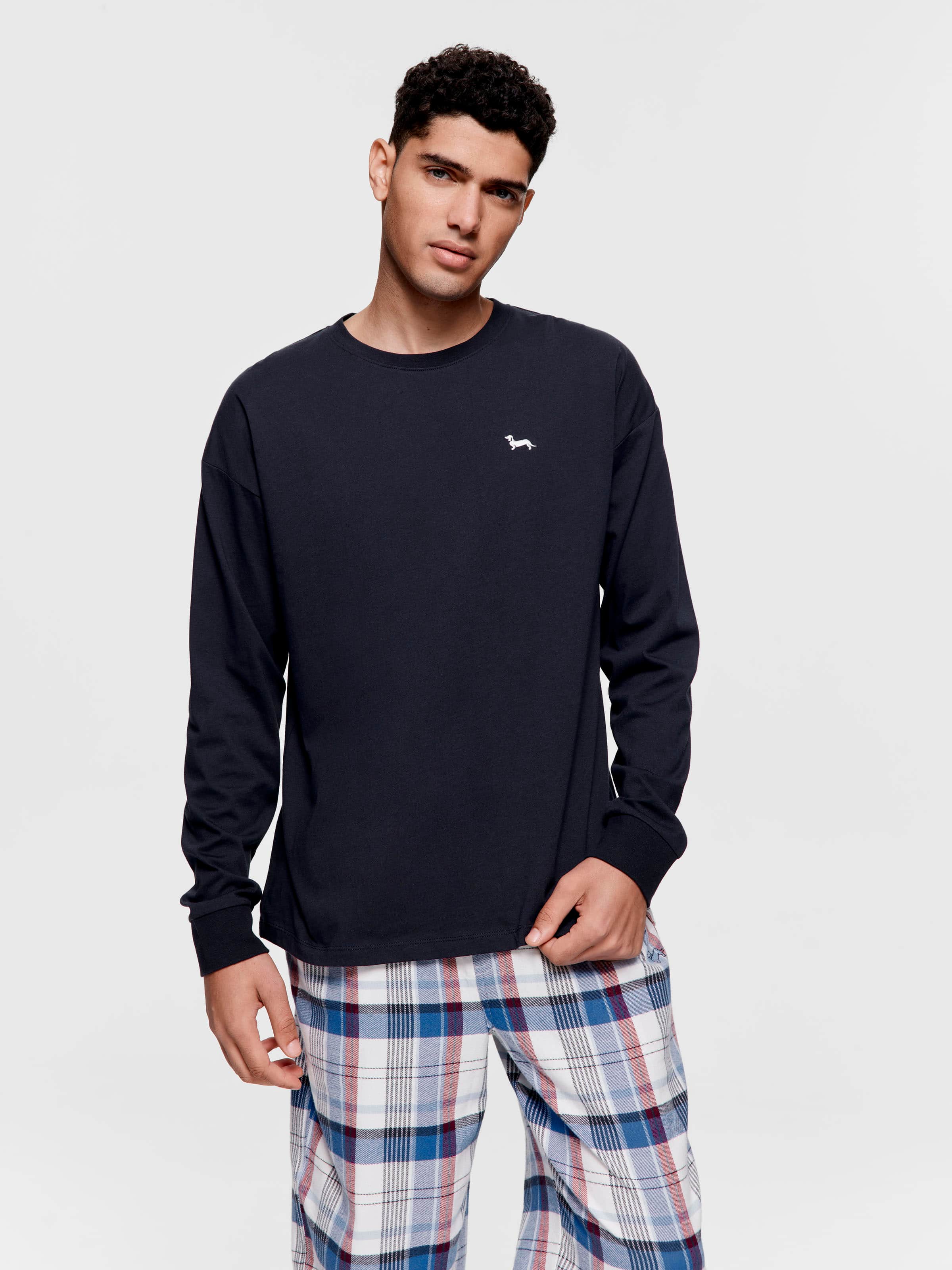 Charcoal Long Sleeve Top