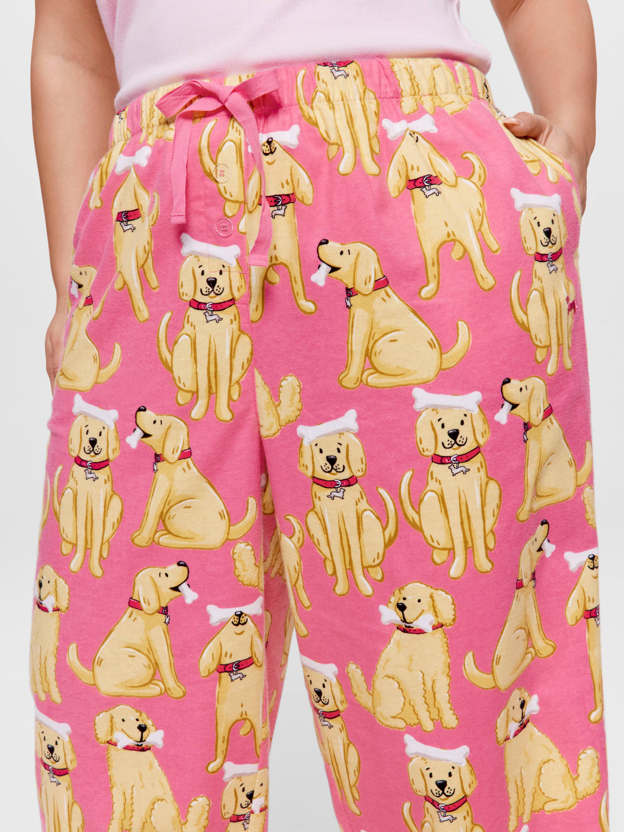 P.A. Plus Dog N Bone Classic Flannelette Pj Pant