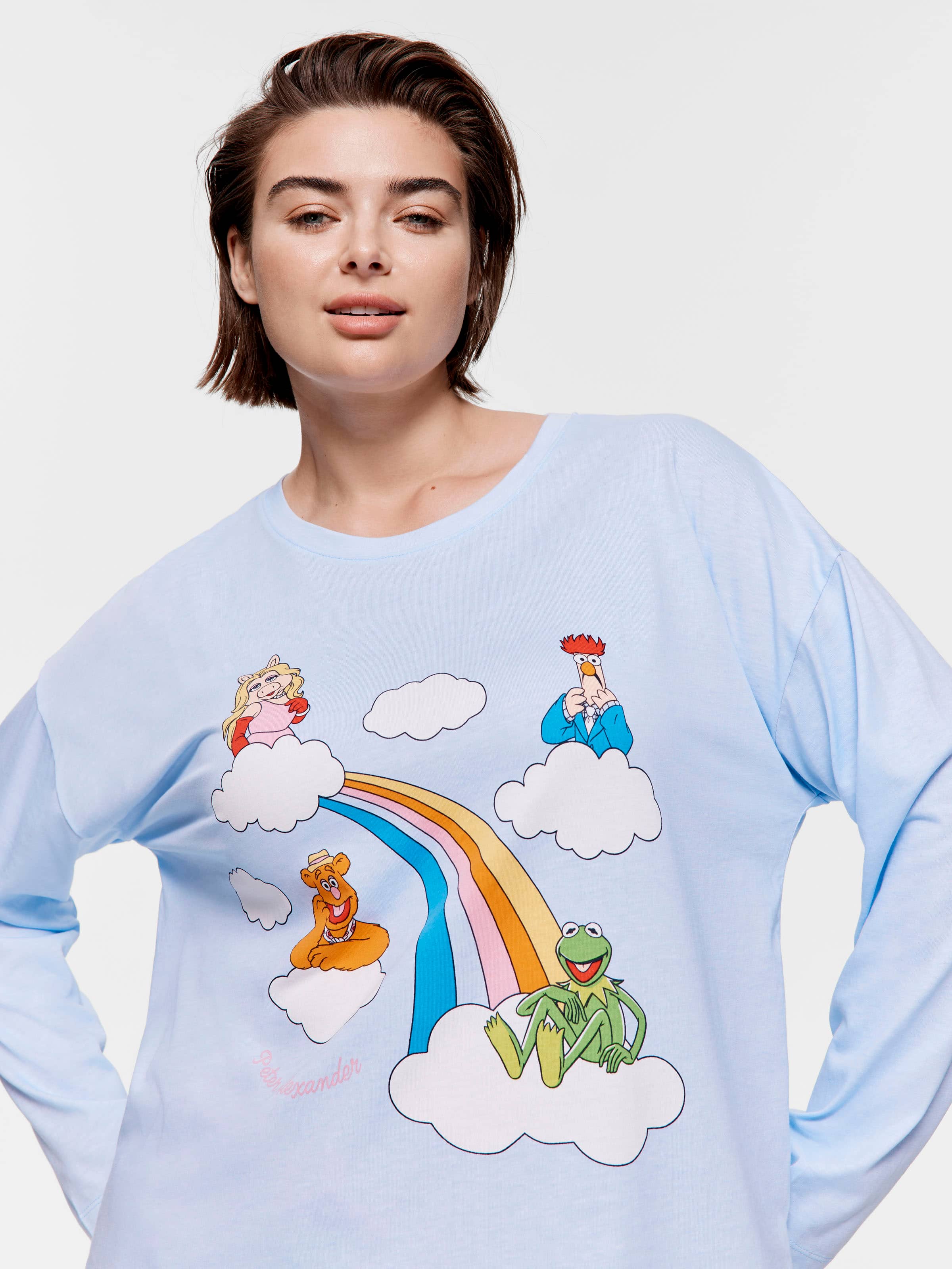 P.A. Plus The Muppets Rainbow Character Long Sleeve Top