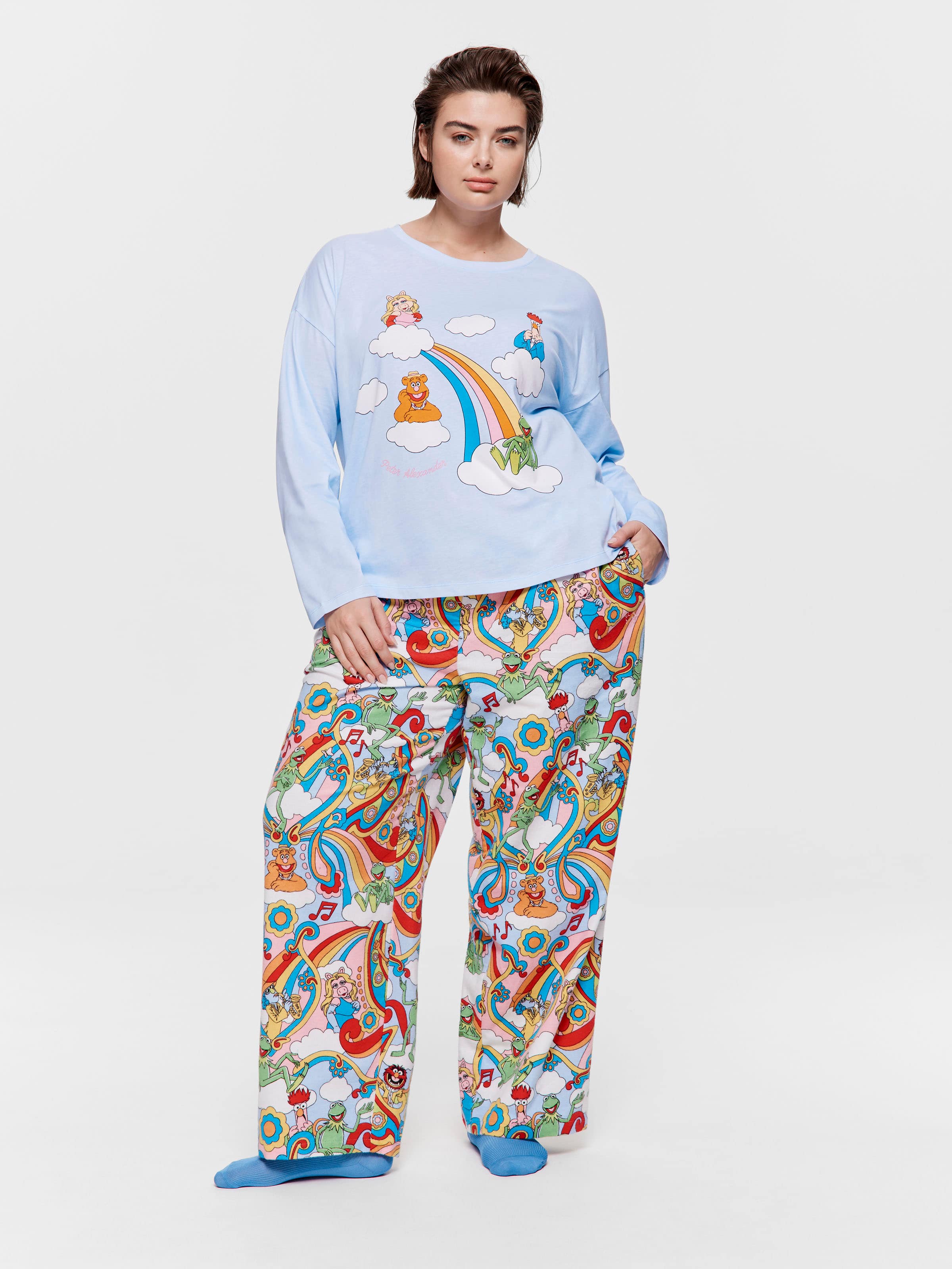 P.A. Plus The Muppets Rainbow Character Long Sleeve Top