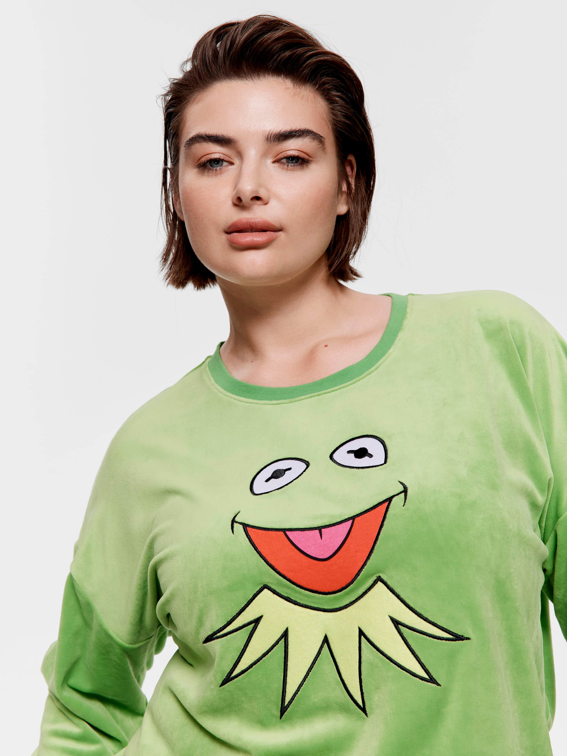 P.A. Plus Kermit Velvet Sweater