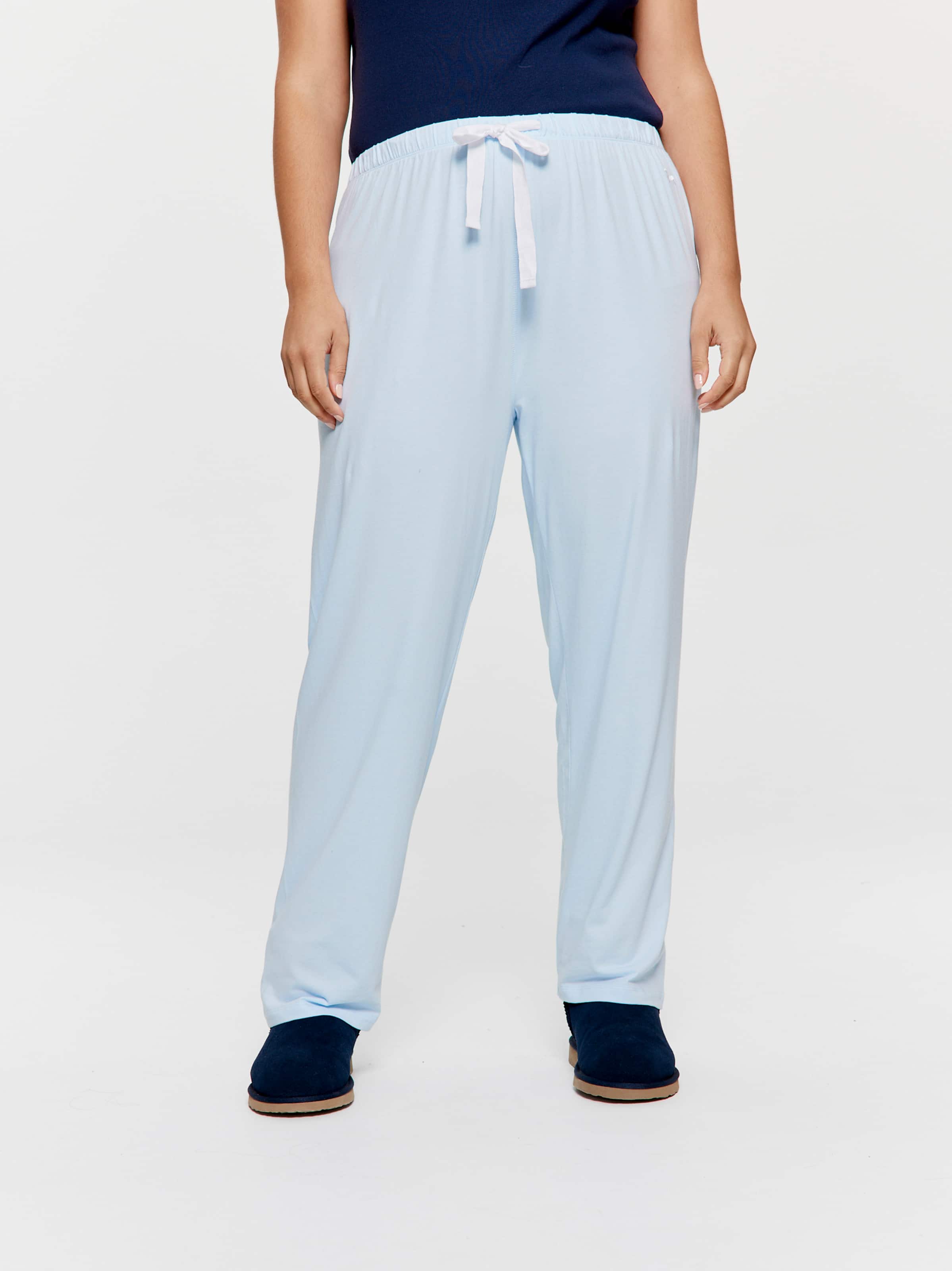 P.A. Plus Pale Blue Straight Leg Pj Pant