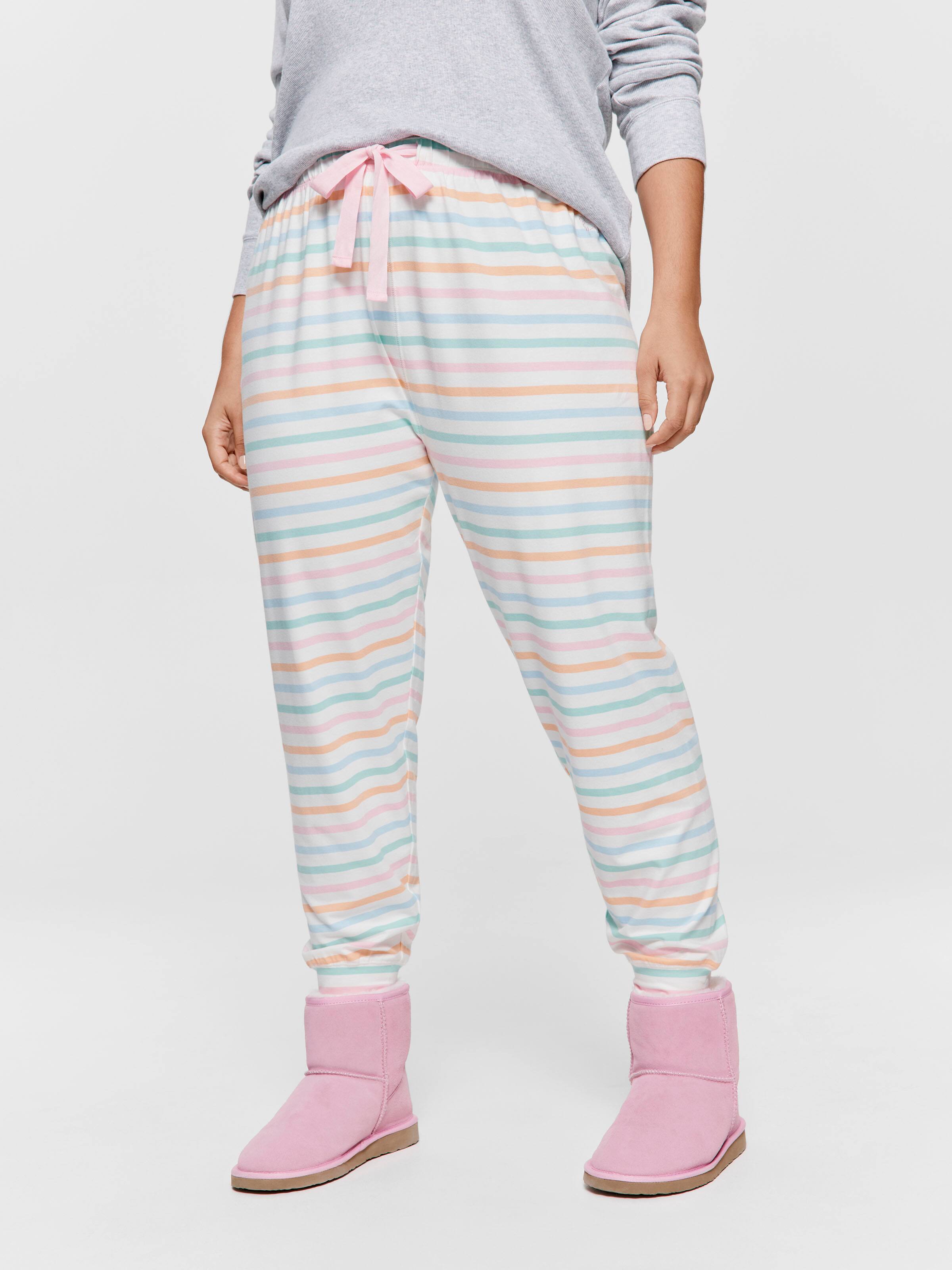 P.A. Plus Rainbow Stripe Easy Pj Pant