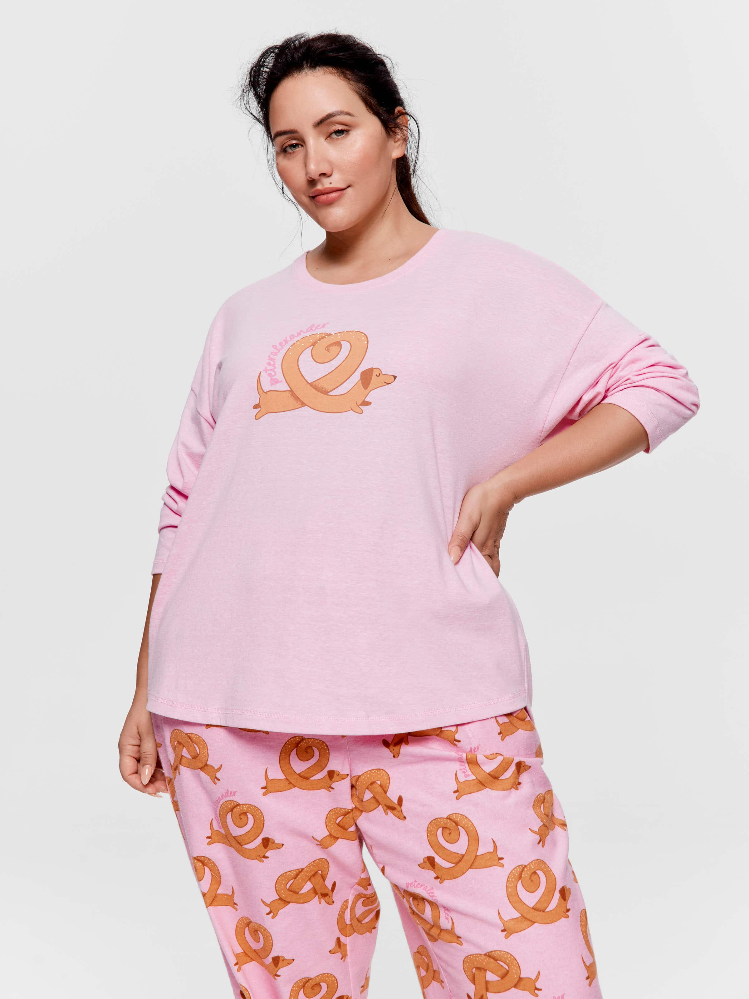 P.A. Plus Pretzel Oversized Long Sleeve Top