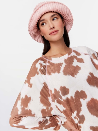 Cow Plush Sweater                                                                                                               
