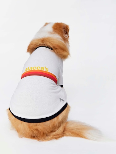 Macca's Stripe Dog Tee                                                                                                          