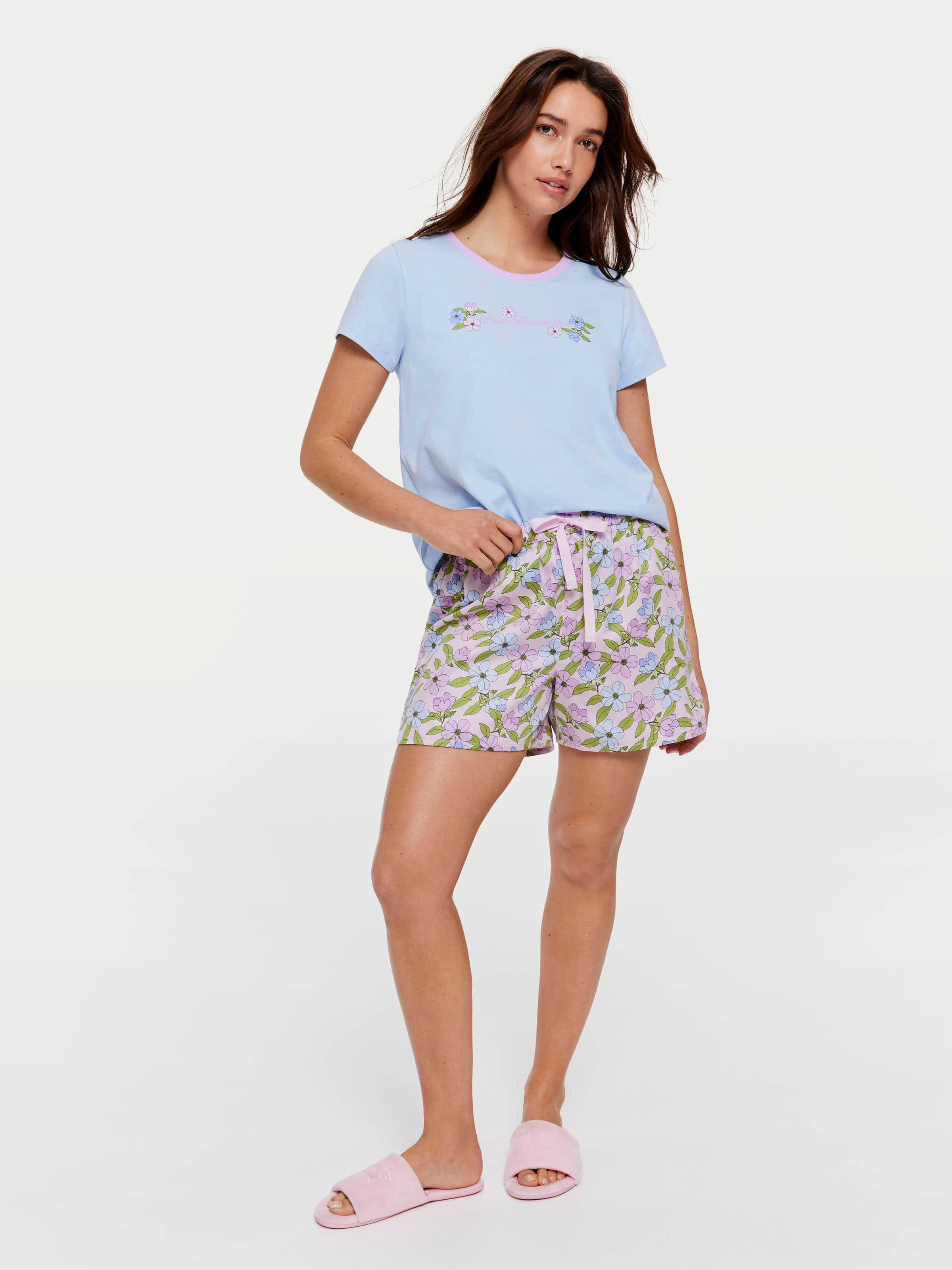 Womens floral hot sale bermuda shorts