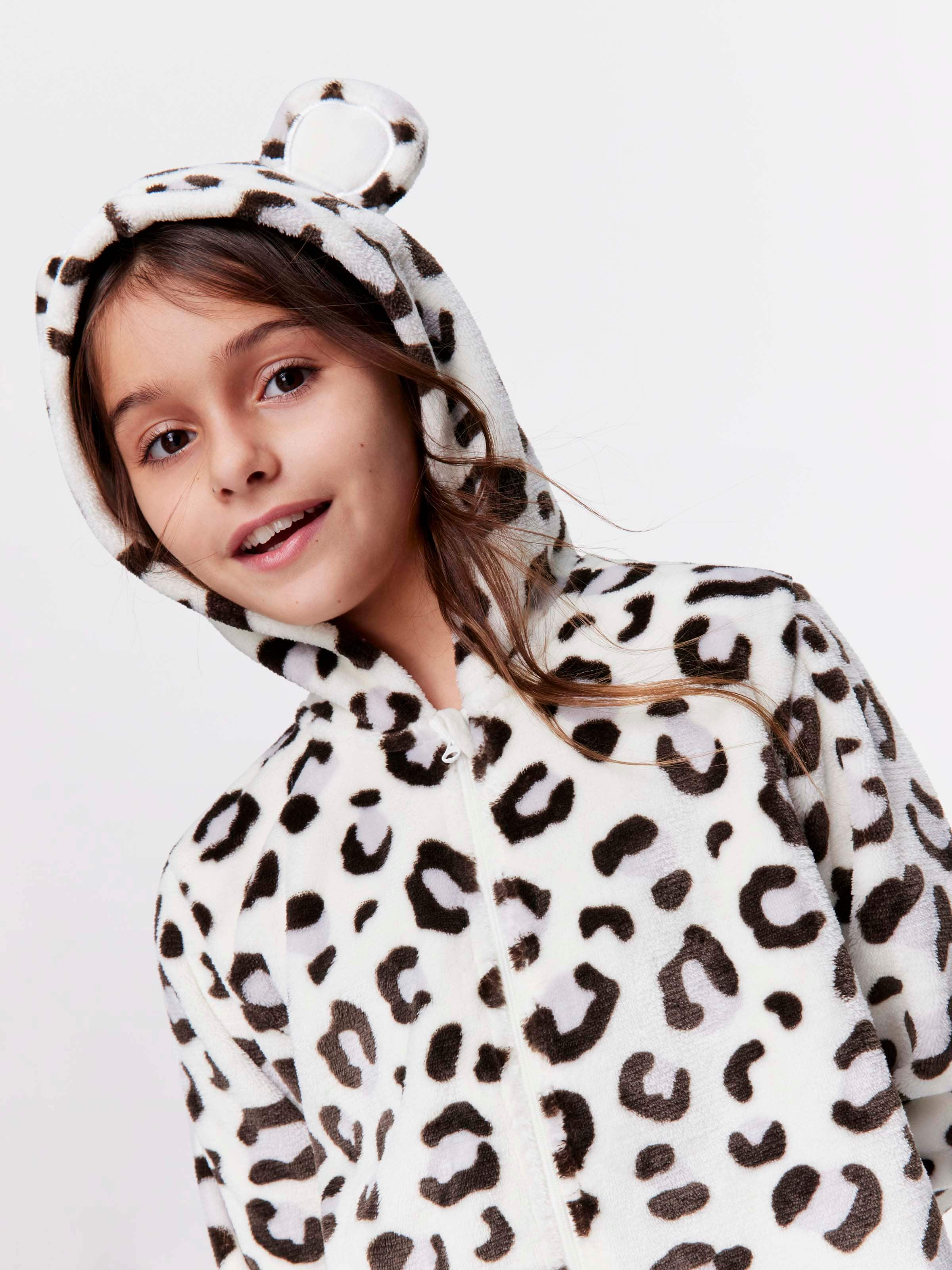 Girls animal 2025 print onesie