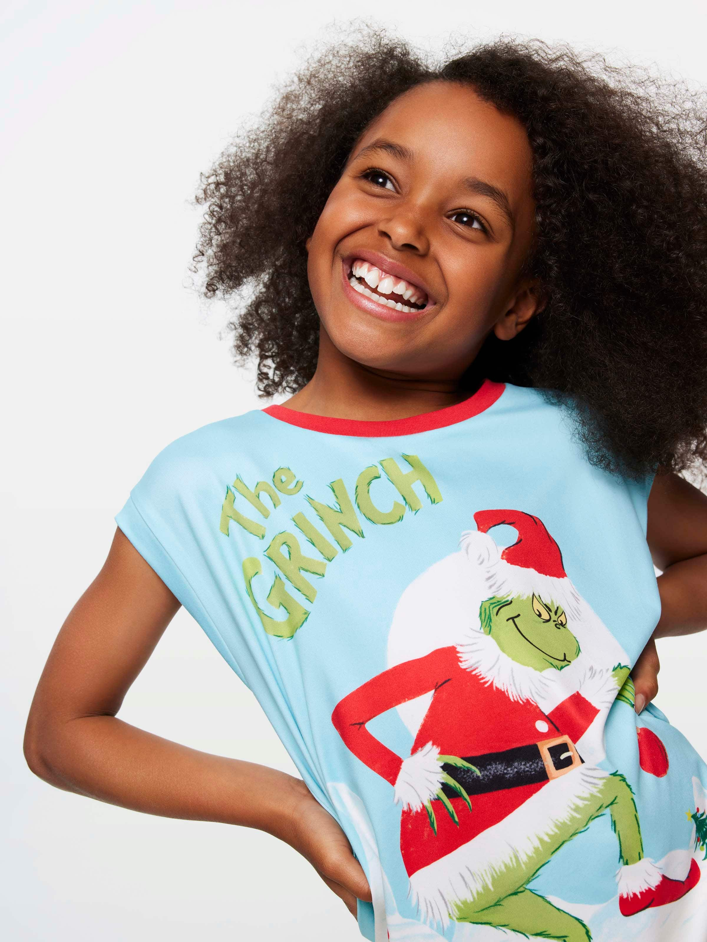 Jnr Girl Grinch Nightie - Peter Alexander Online